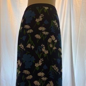 Kate spade Floral Pencil Skirt in Blue and Green